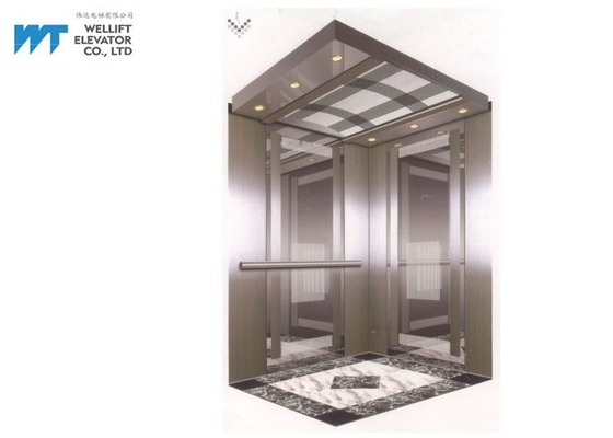 Линии и зеркало украшения кабины лифта простые конструируют для лифта