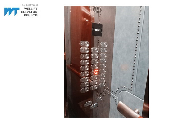 роскошный лифт пассажира 3.0m/S с управлением доступом карты IC